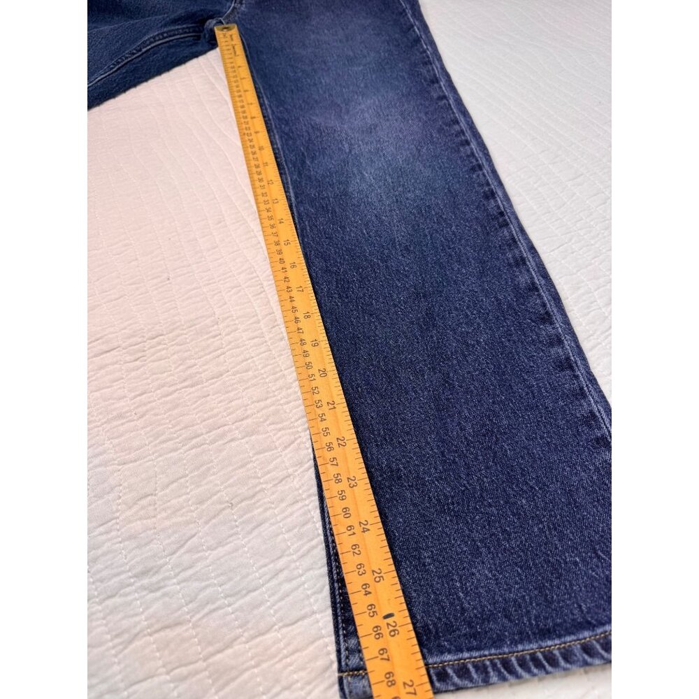 Gap 90s Straight High Rise Blue Casual Jean Woman’s Size 30/10 Short - Picture 8 of 9